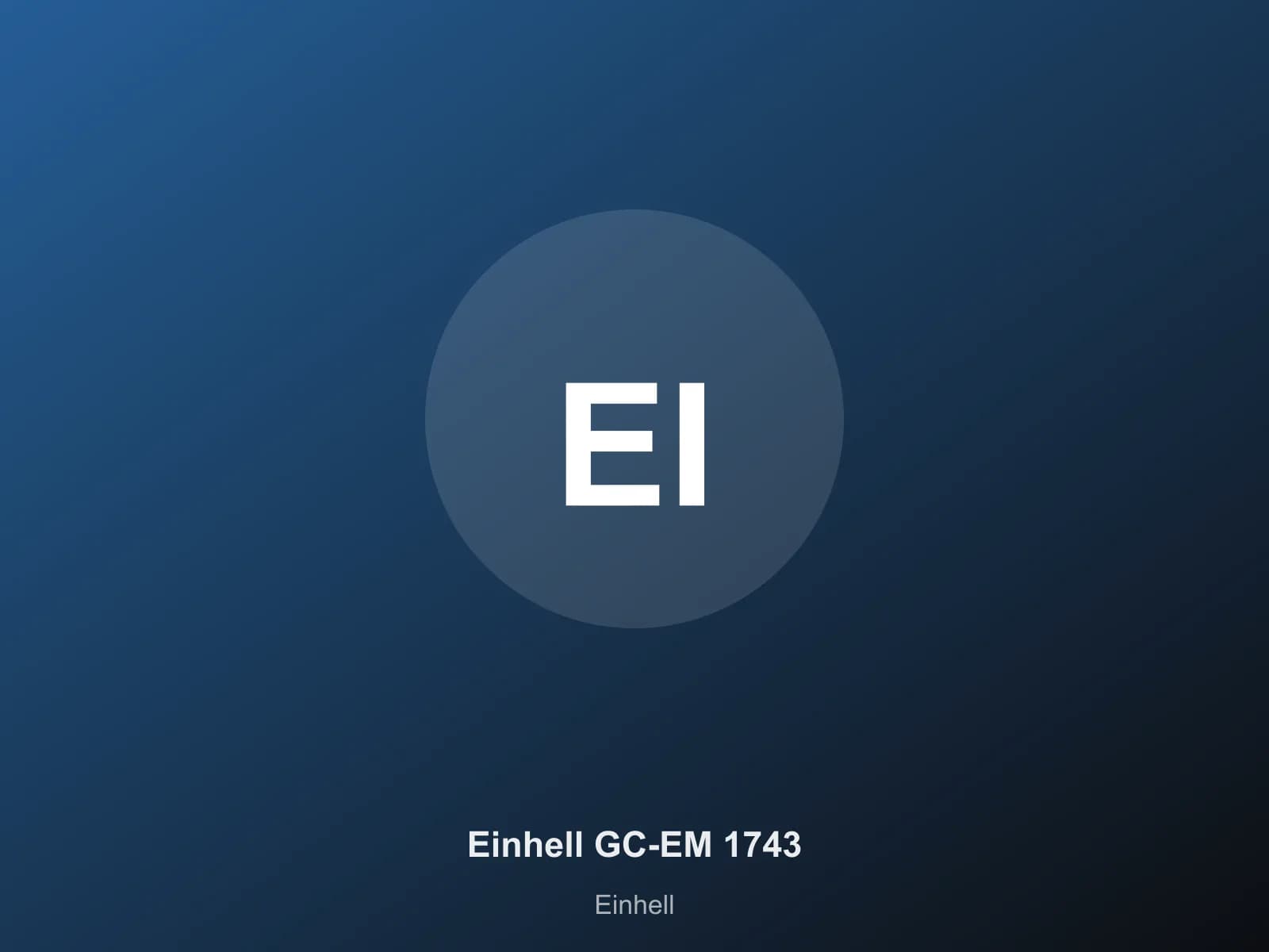 Einhell GC-EM 1743