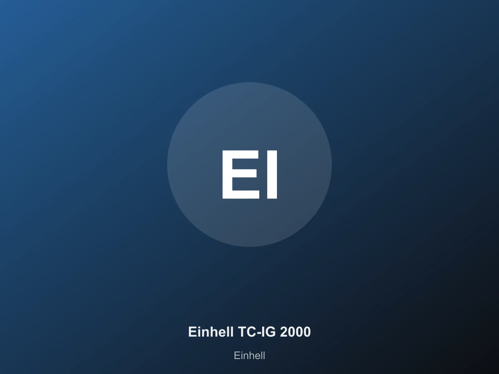Einhell TC-IG 2000