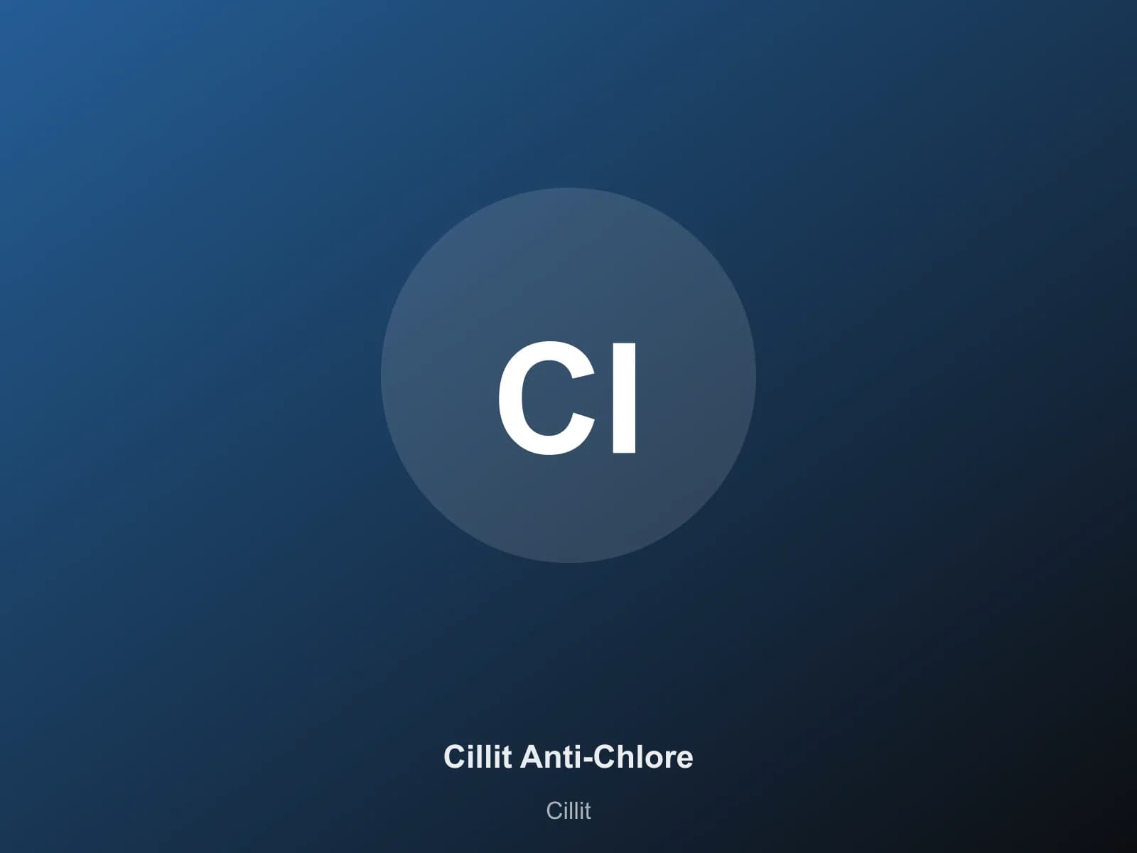 Cillit Anti-Chlore