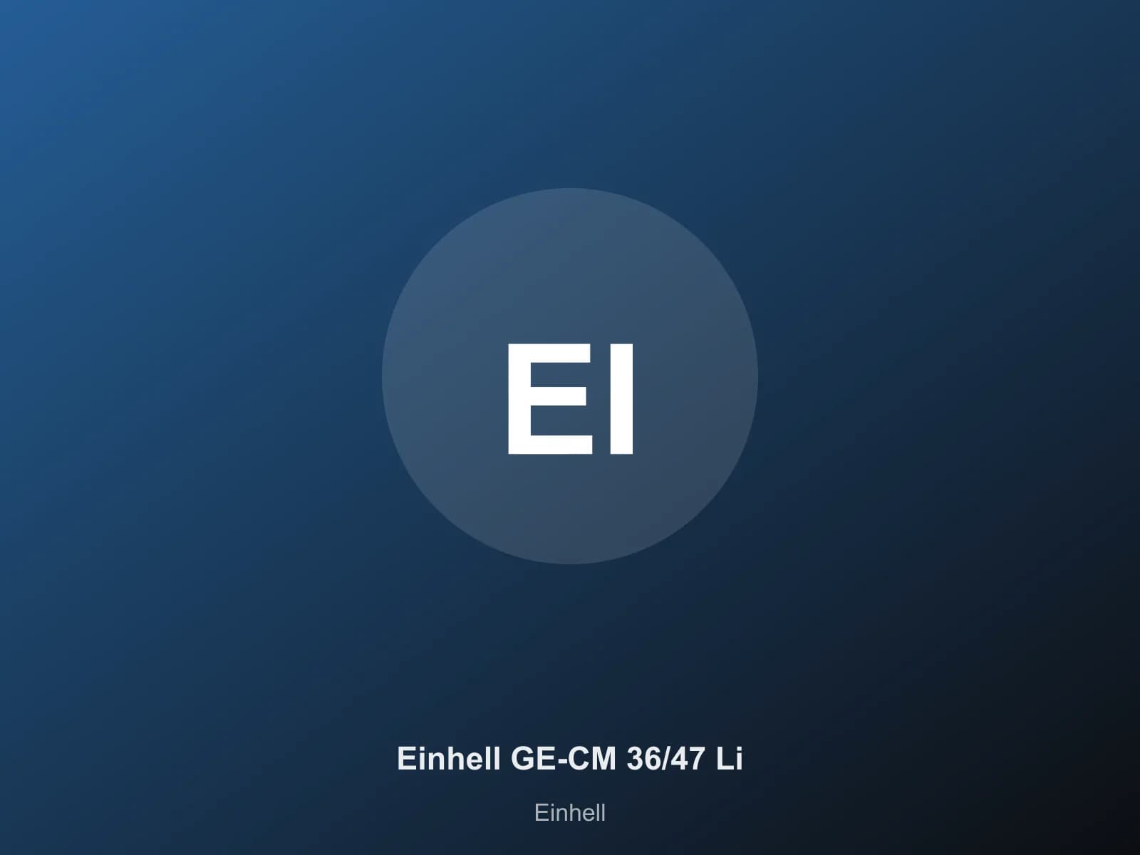 Einhell GE-CM 36/47 Li