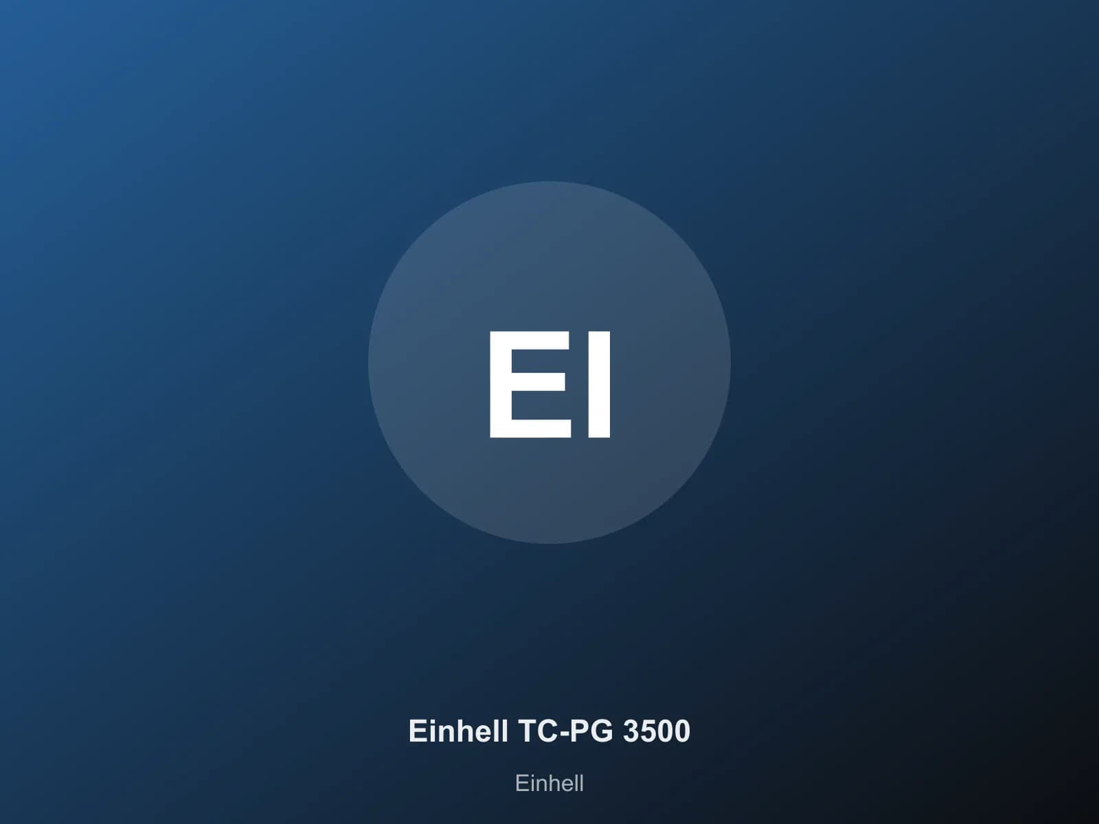 Einhell TC-PG 3500