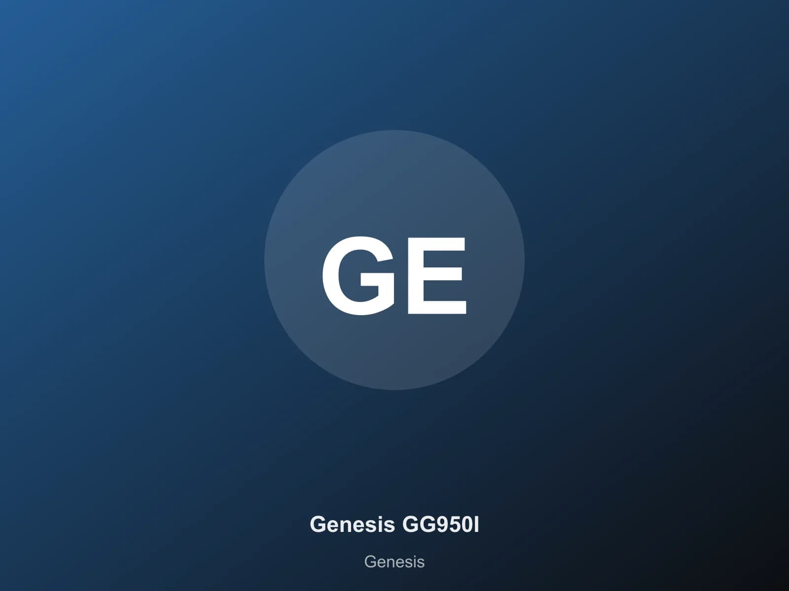 Genesis GG950I