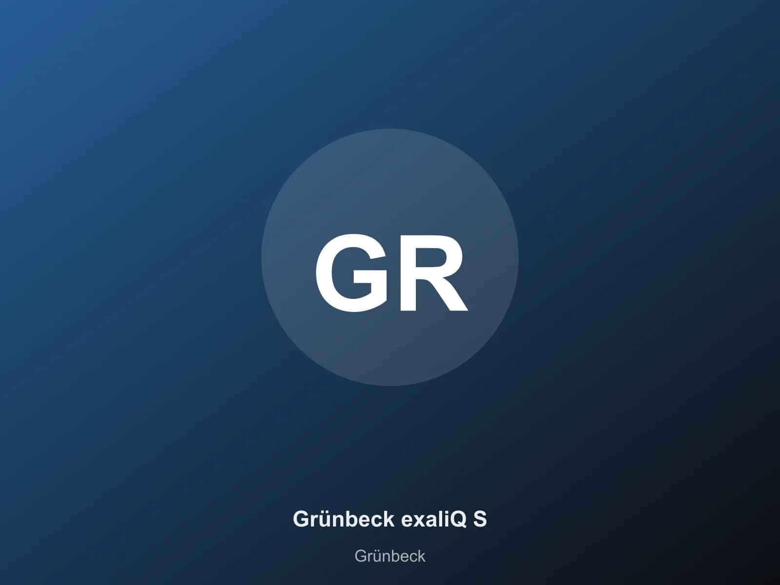 Grünbeck exaliQ S