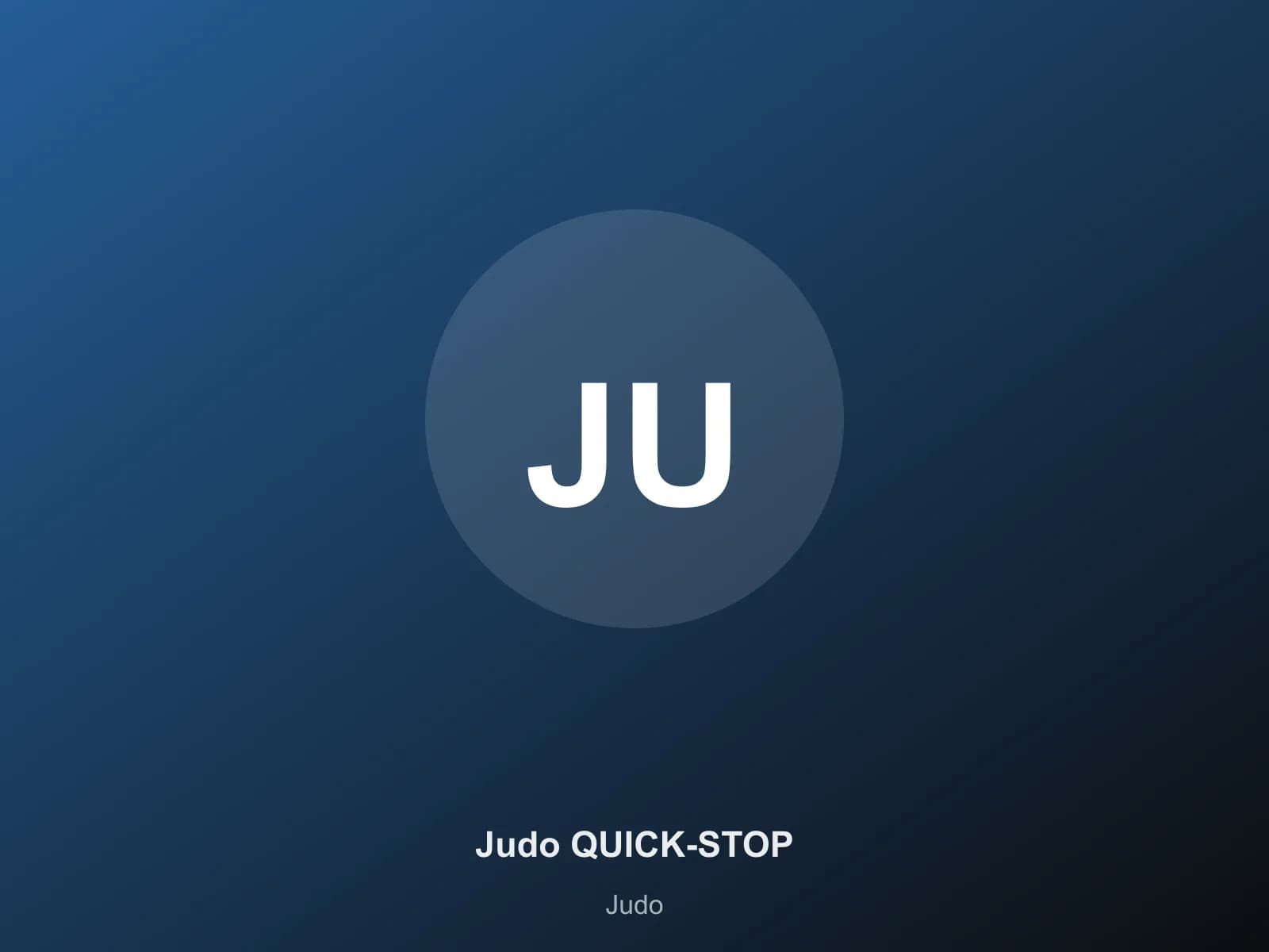 Judo QUICK-STOP