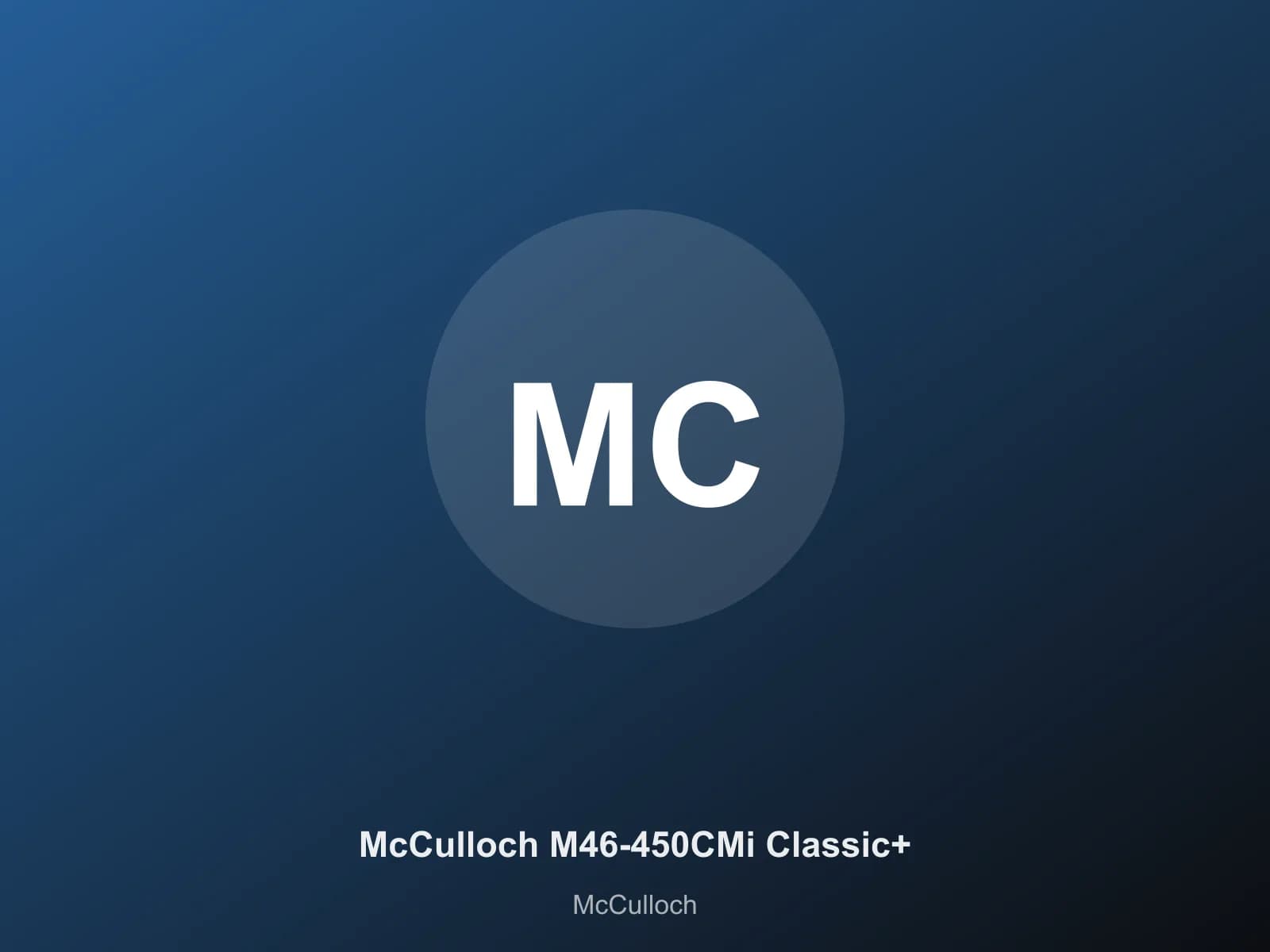 McCulloch M46-450CMi Classic+
