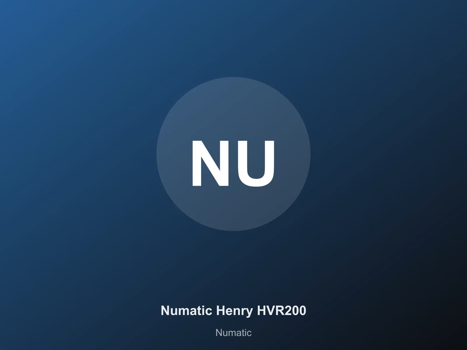Numatic Henry HVR200