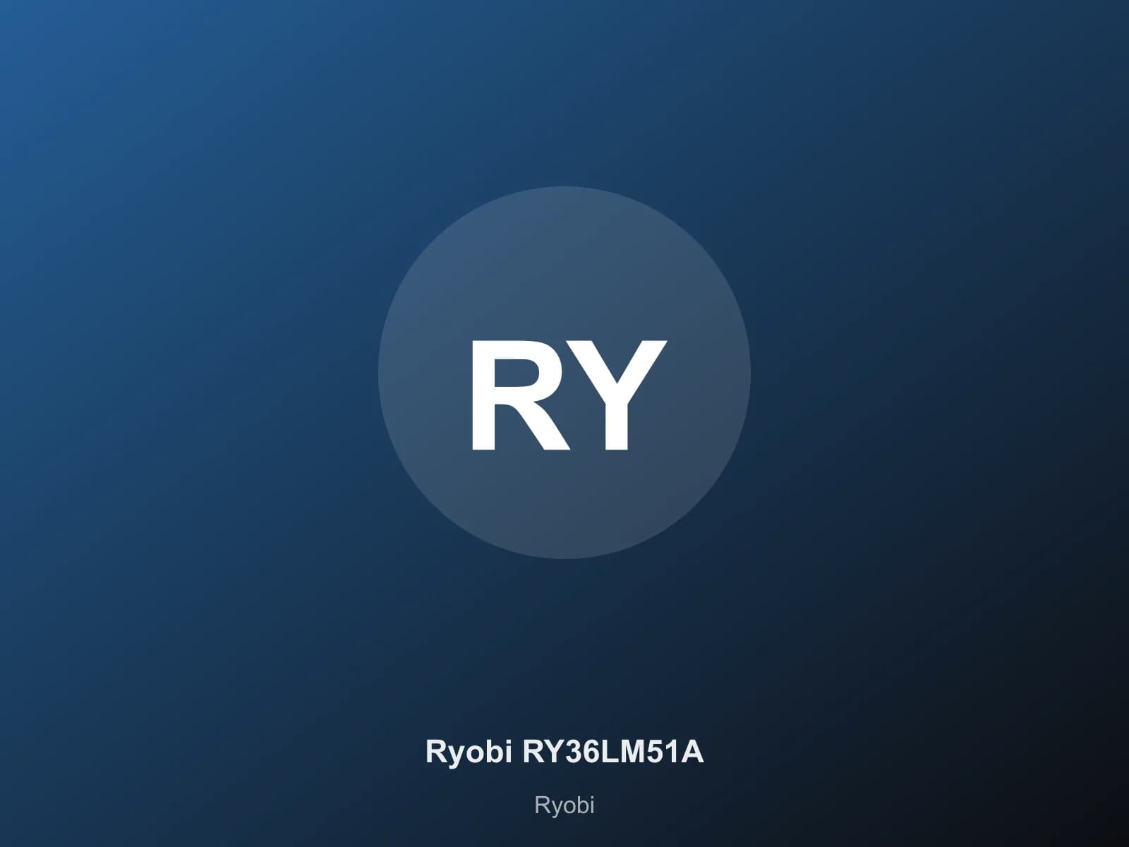 Ryobi RY36LM51A