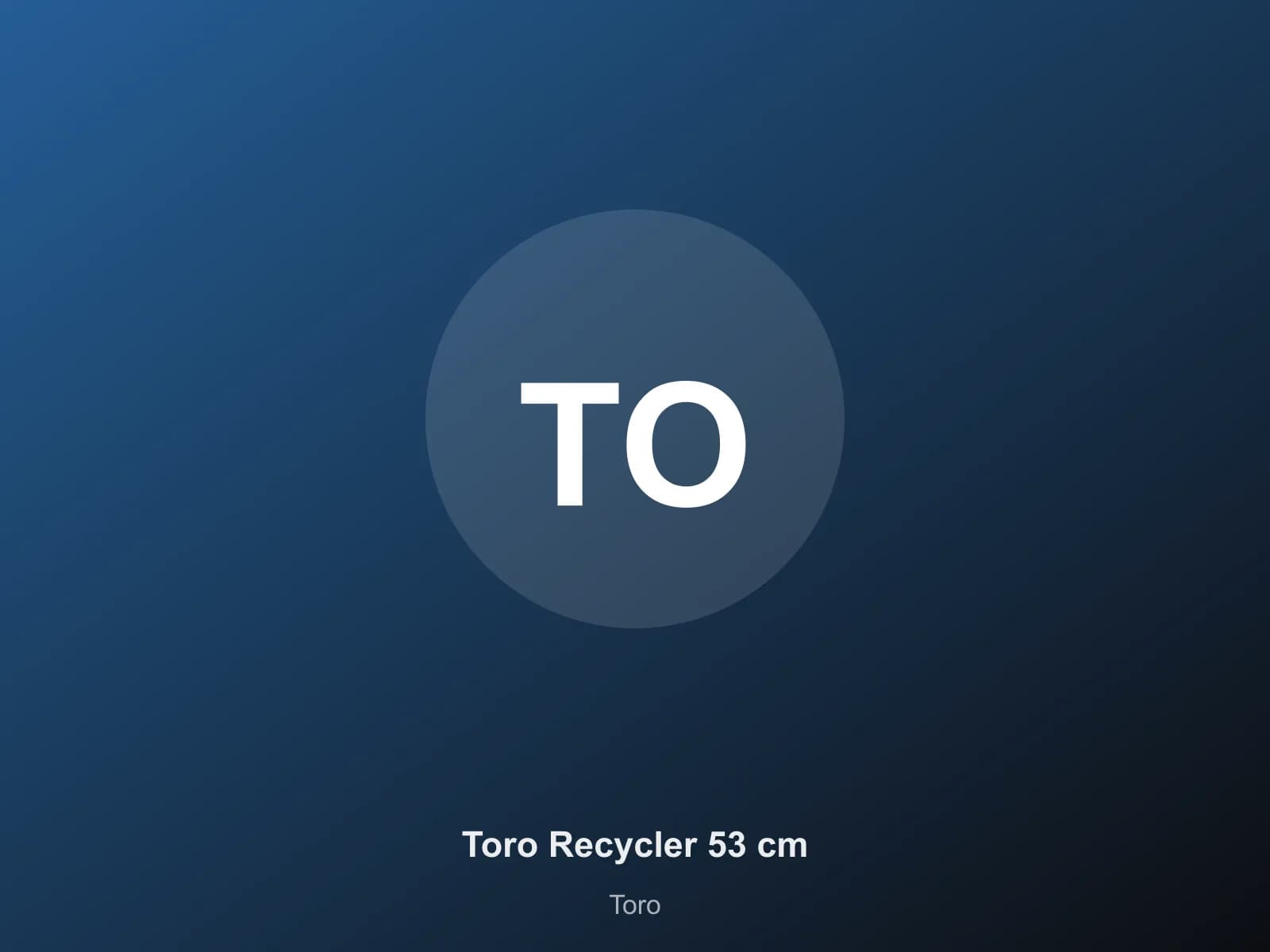 Toro Recycler 53 cm