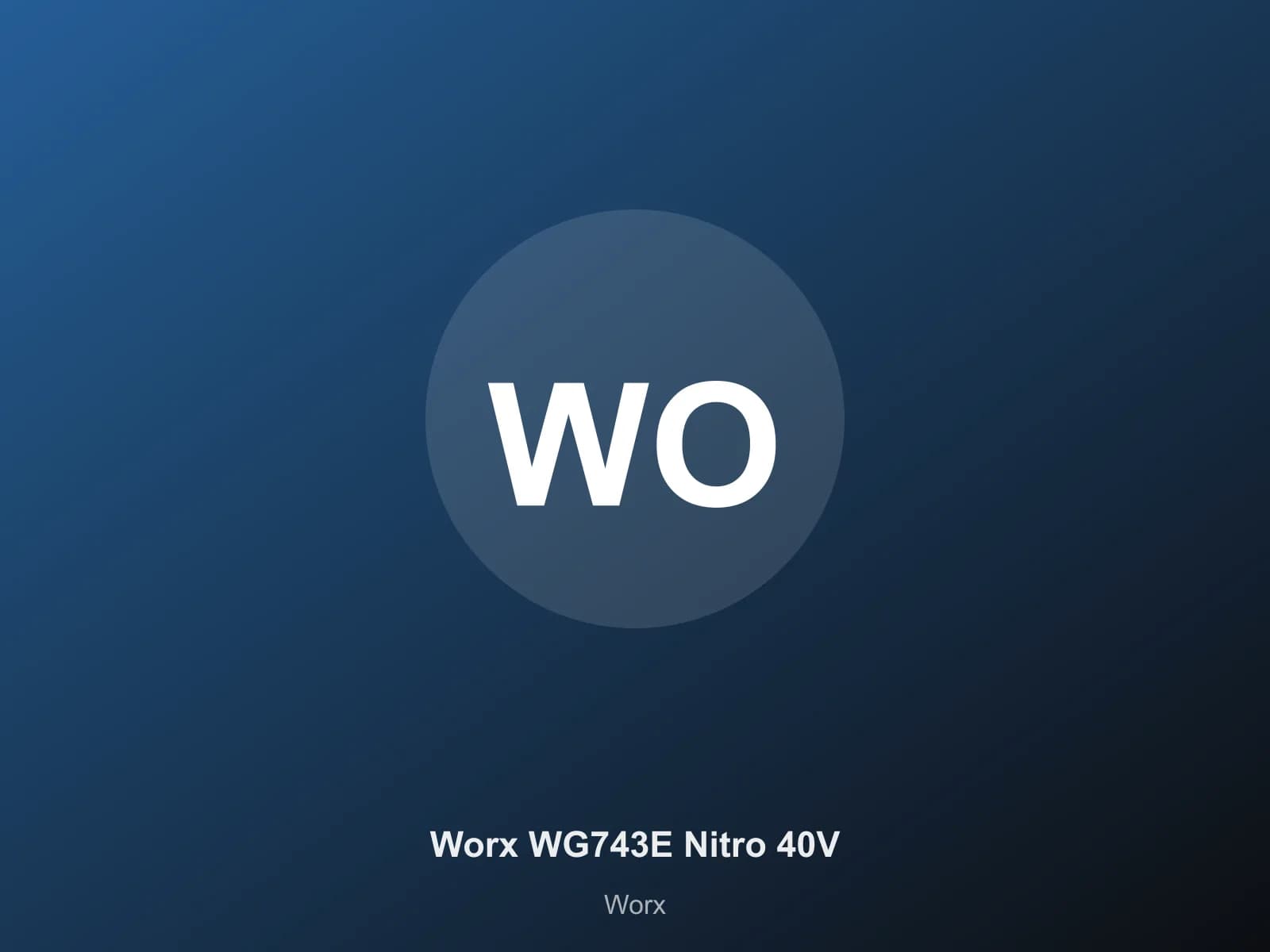 Worx WG743E Nitro 40V